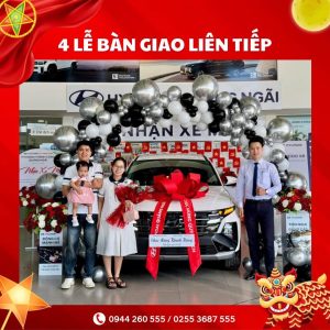 4 Lễ Bàn Giao Xe Tiếp Nối Nhau Tại Hyundai Quảng Ngãi